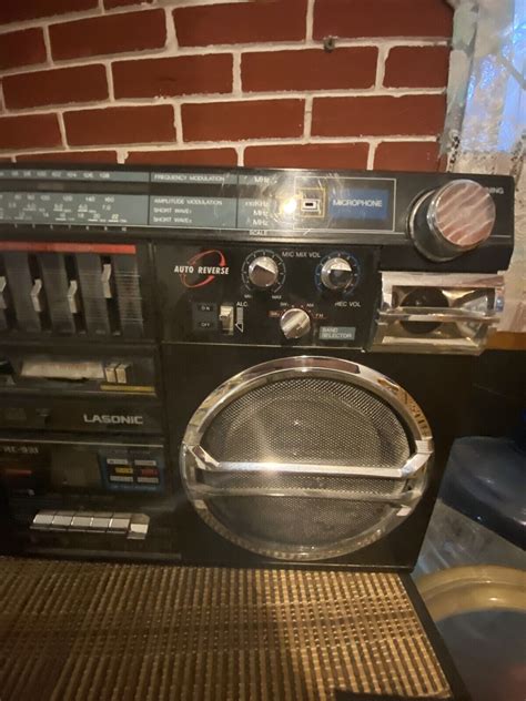 Rare Vintage Lasonic Trc 931 Ghetto Blaster Boombox For Repair Restore Turns On Ebay