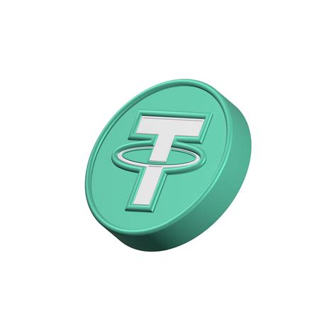 usdt icon cryptocurrency 3d 47649195 PNG
