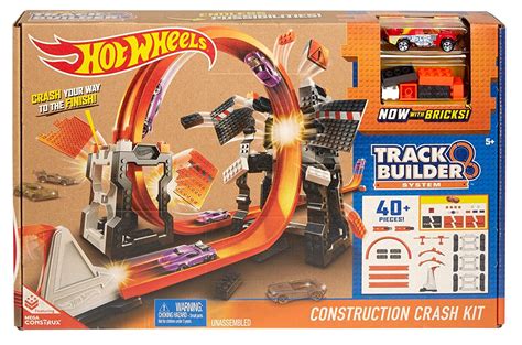 Hot Wheels Track Builder Construction Crash Kit Appuworld