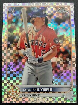 Topps Chrome Jake Meyers Rc Houston Astros X Fractor