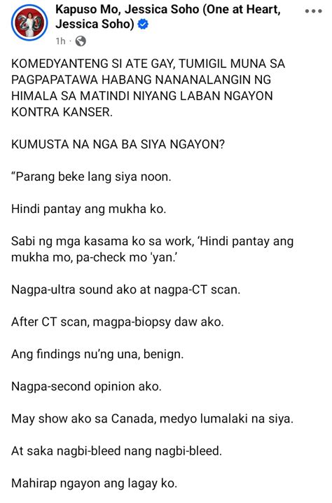 Fashion Pulis Ate Gay Prays For A Miracle Comedian Diagnosed With Cancer