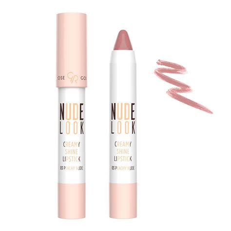 Buy Golden Rose Nude Look Creamy Shine Lipstick 03 Peachy Nude Online At Best Price In