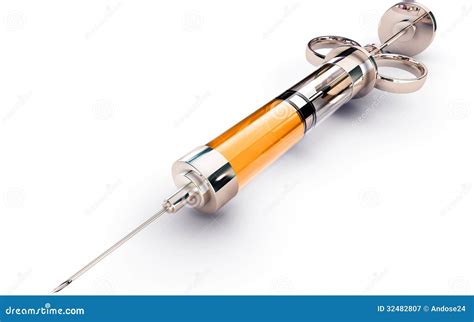 Siringa illustrazione di stock. Illustrazione di esperimento - 32482807