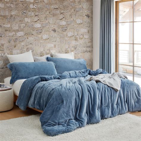coma inducer oversized comforter  sooo comfy smoke blue