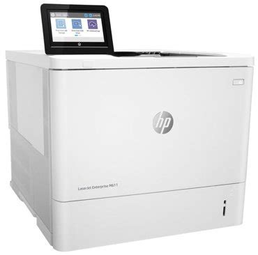 Купить Принтер лазерный HP LaserJet Enterprise M611dn, ч/б, A4, белый ...