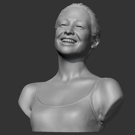 Descargar Archivo Obj Modelo De Impresión 3d De Busto De Niña Hd • Objeto Imprimible En 3d • Cults