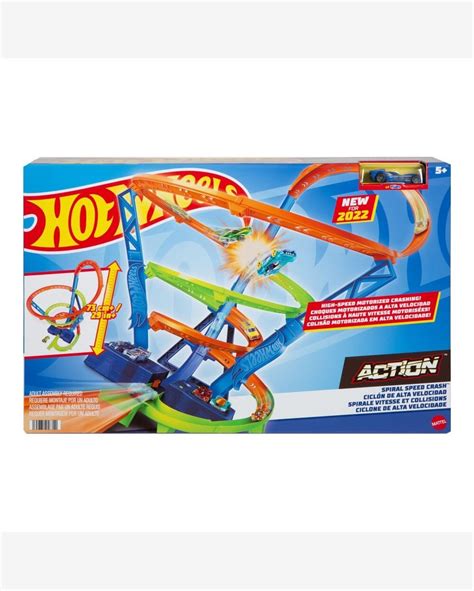 Riachuelo Pista De Percurso Hot Wheels Action Pista Ciclone De Alta Velocidade Mattel