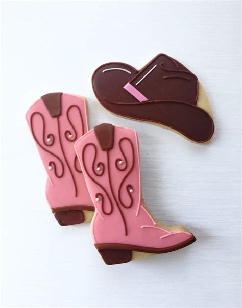 Casue — Western Wear Cowgirl Boot And Hat Cookies