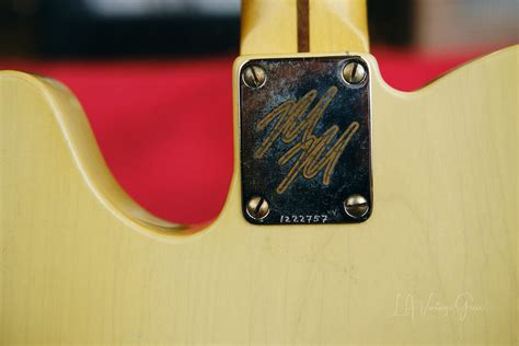 Mario Martin Relic D Model T Blackguard Electric Guitar In Nocaster Blonde With Arcane