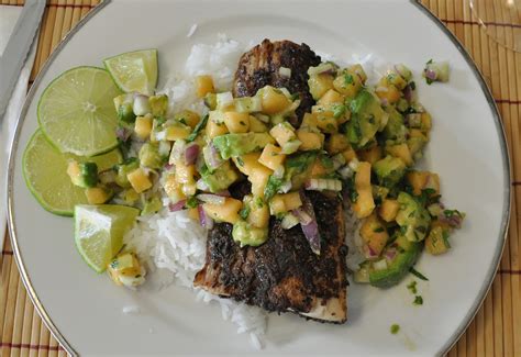 All That And She Cooks Too Jerk Spiced Grilled Mahi Mahi With Avocado