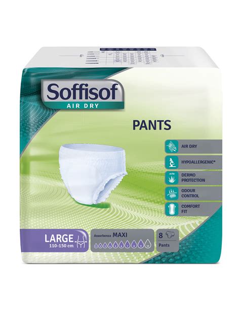 Pannoloni Per Adulti Pannolone Soffisof Air Dry Pants Maxi Large 8