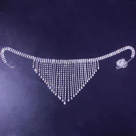 Rhinestone Tassel Body Chain Bra Harness Lingerie Chain MercadoLibre