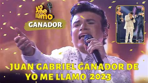 Juan Gabriel Es El Ganador De Yo Me Llamo Ecuador Youtube