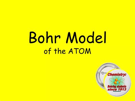 Bohr Model Ppt