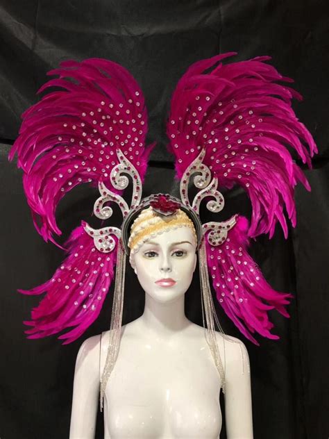 Feather Headpiece Feather Headdress Carnivalsamba Dance Etsy