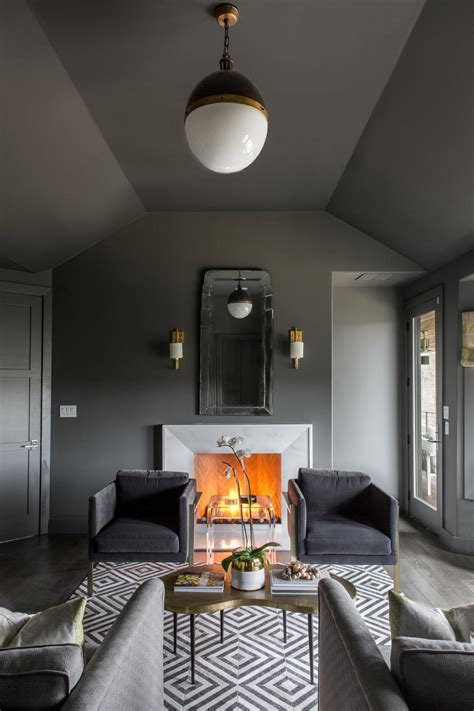 Dark Gray Brick Fireplace – Fireplace Guide by Linda