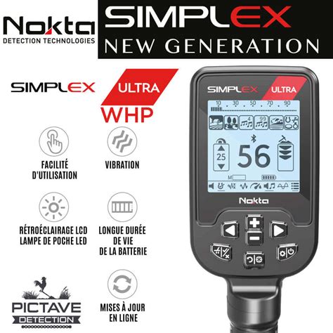 Nouveau Nokta Makro Simplex Whp Haut De Gamme Avec Casque Sans Fil