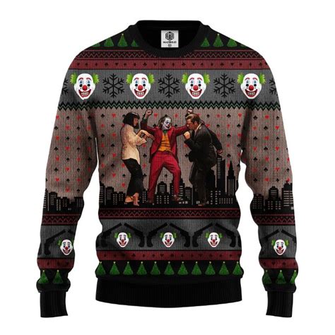 Joker Dc Comics Ugly Christmas Sweater - Teeruto