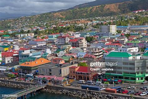 roseau dominica stock  high res pictures  images