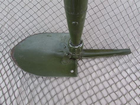 Korean War Shovel And Cover By H W 1952 St Croix Military Company