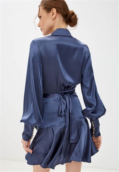 Платье Rich Naked Sylvia mini dress цвет синий MP002XW08FET купить в интернет магазине Lamoda