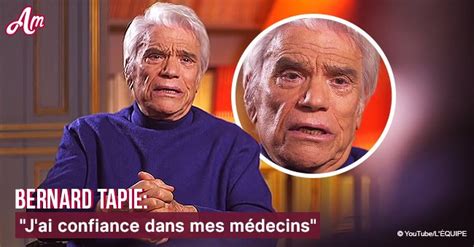 Bernard Tapie donne des nouvelles de son cancer J en suis à une