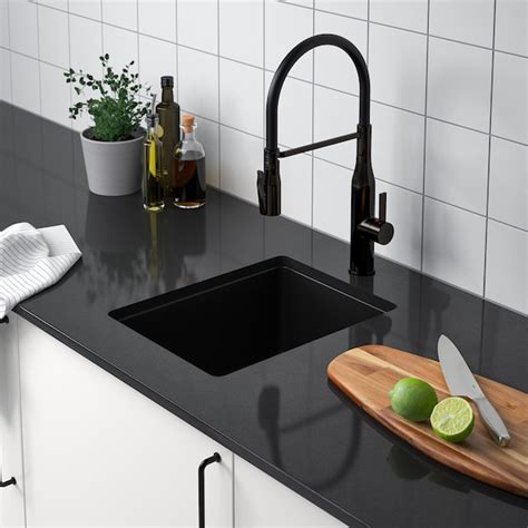 Kilsviken Sink Blackquartz Composite 1418x1818 Ikea Us