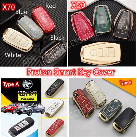 Proton Car Key Cover Chrome Reflection TPU Key Fob Case Remote Case