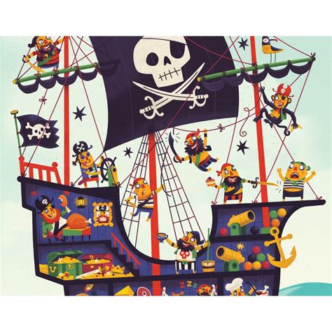 Puzzle Gigante Barco Pirata De Djeco Puzzles Comprar