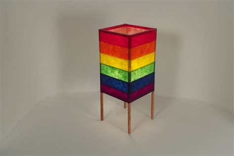 Table Lamp LGBT Gay Pride LGBT Decor Accent Lamp Paper Etsy