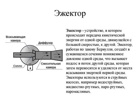 Что такое эжектор - как устроен и как сделать самостоятельно
