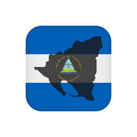 Nicaragua flag, official colors. Vector illustration. 12744303 Vector