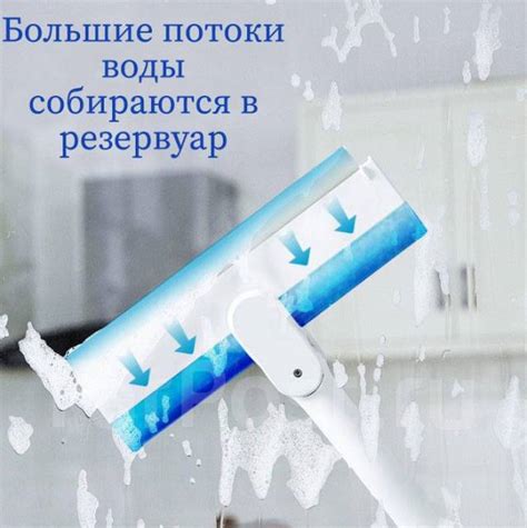 Швабра для мытья окон с контейнером для сбора воды, вращающаяся JSC-003 ...