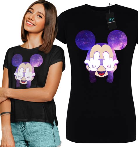 Koszulka Damska Myszka Miki Mickey Mouse Fuck Xxl Allegro Pl