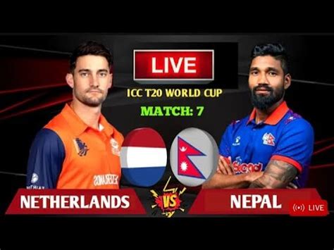 Nepal Vs Netherland Icc T World Cup Th Match Nepal Vs Ned