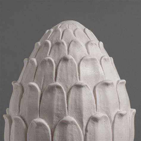 Large Artichoke Garden Sculpture (Ornamental Finial) | Bonded marble
