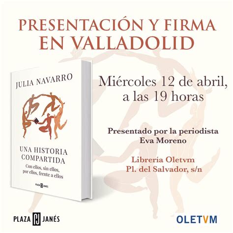 La periodista y escritora Julia Navarro presenta este miércoles en