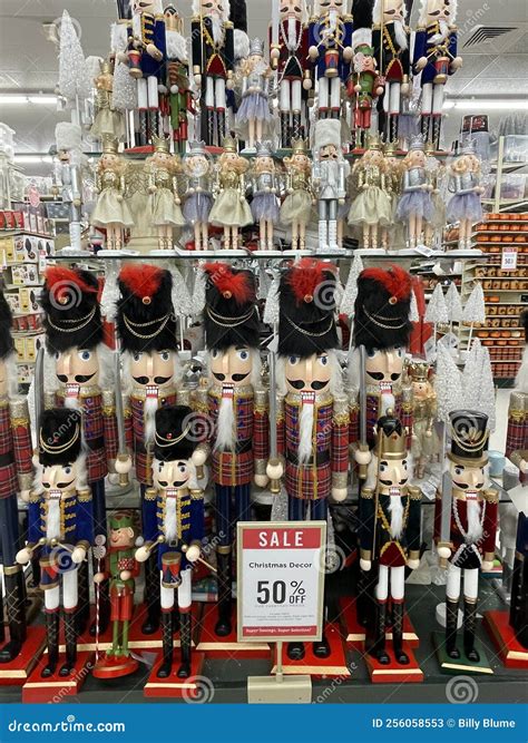 Hobby Lobby Retail Store Interior Christmas Discounted Decor Editorial
