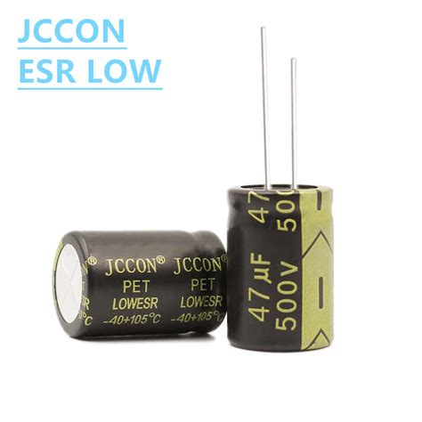 1Pcs JCCON Aluminum Electrolytic Capacitor 500v33uf 16x25 500v47uf