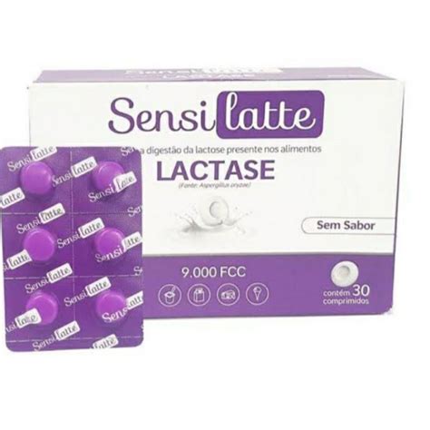 Kit 2 Sensilatte Sem Sabor C30 Cpr 9000fcc Lactase Shopee Brasil