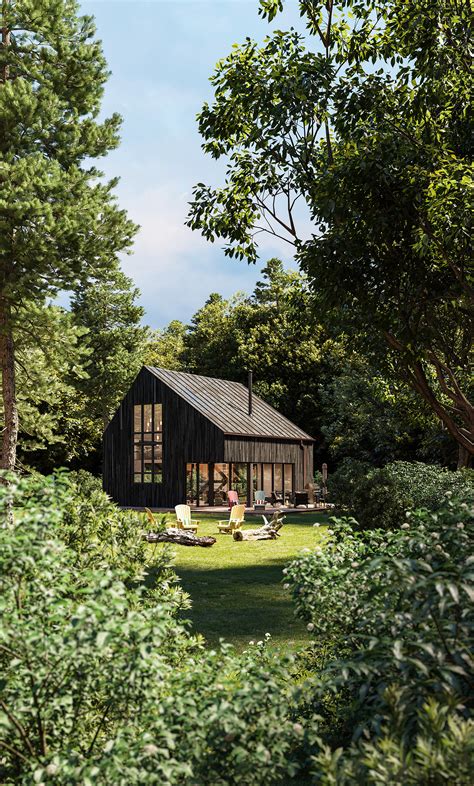 4 Seasons Cabin On Behance