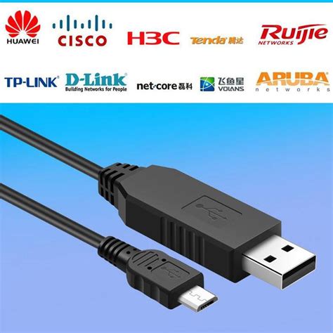 Usb To Microusb Console Cable For Ruijie Cisco Huawei Other Shopee Thailand