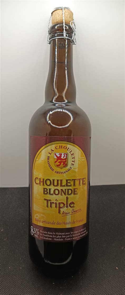 Choulette Blonde Triple 75cl 8 5 Alc Vol Saveurs De Nos Terroirs