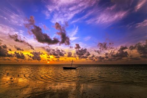 Coast Of Mombasa, Kenya, Ocean, Clouds, Coast Stock Photo - Image of ...