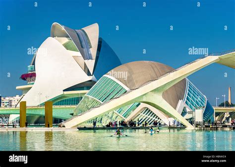 Hemisferic In City Of Arts And Sciences Valencia Spain Stock Photo