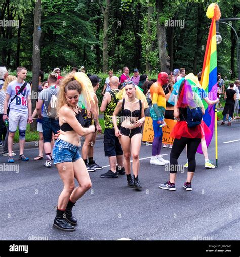 Berlin Mitte Nd July Christopher Street Day CSD Gay Pride Parade Demonstration