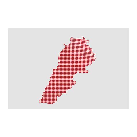 lebanon map style  sticker decalshouse