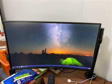 prism curved   monitor computers tech parts accessories