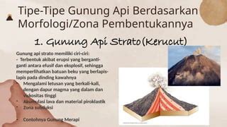 TIPE TIPE GUNUNG API PPT