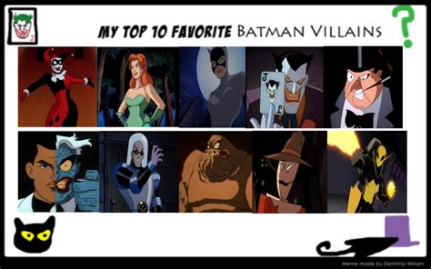 Top 10 Batman Villains By Eddsworldfangirl97 On Deviantart